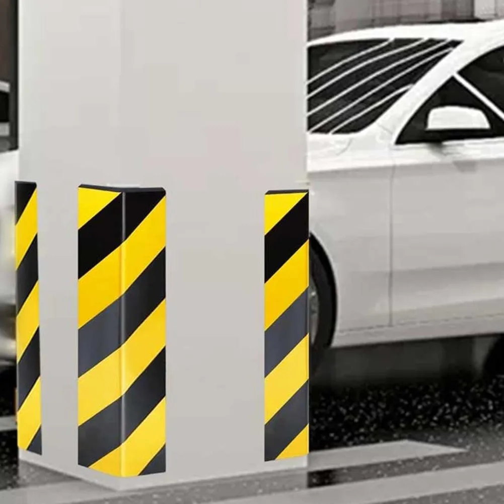 for Home Garage Parking Garage Wall Edge Protector Parking Corner Guard Cushioned Barrier For Vehicles Reflective Strips