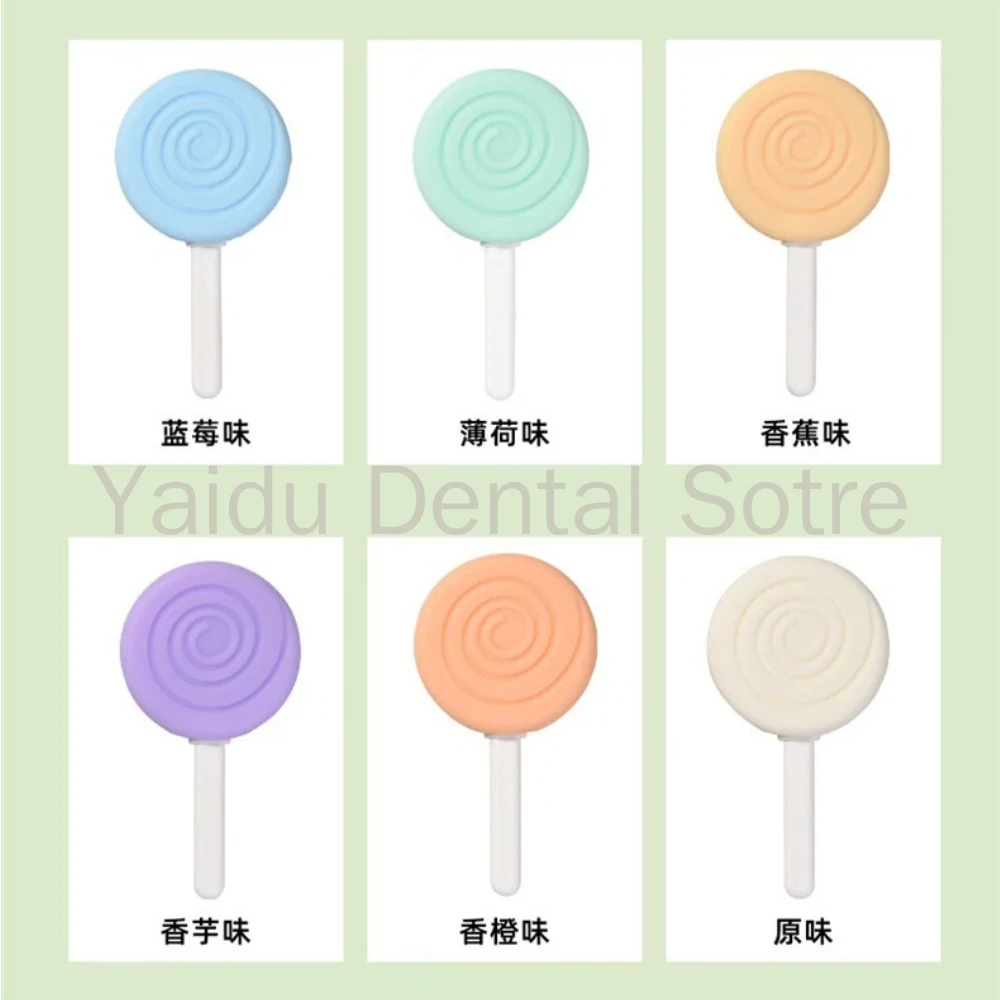30Pcs Orthodontic Chew Sticks Lollipop Shape Aligner Bite Chewers for Invisible Dental Braces Teeth Grinding Relief Training