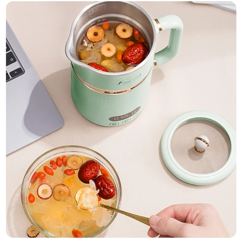 أوعية صحية محمولة عازلة للحرارة للمكتب متعددة الوظائف من الفولاذ المقاوم للصدأ غلاية أوتوماتيكية صغيرة كوب شاي بالأعشاب المزهرة المطبوخة