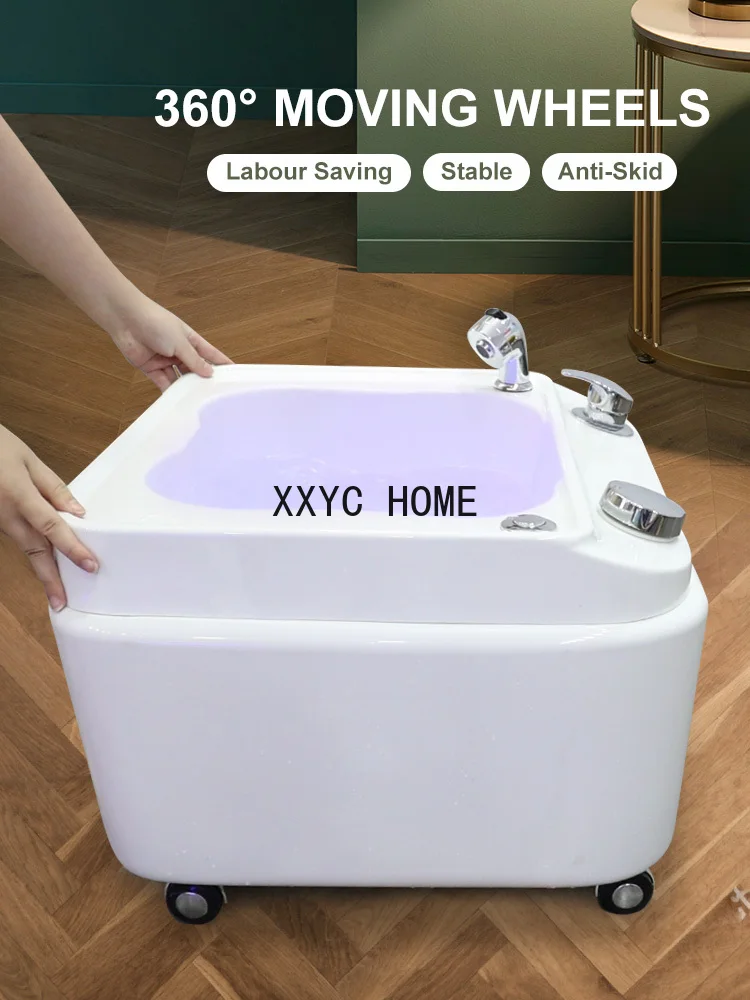 Intelligent Electric Massage Foot Massage Shop Dedicated Acrylic Commercial Household Health Care Foot Washing Basin Barrels