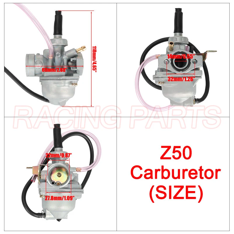 دراجة نارية 14 مللي متر المكربن لهوندا درب صغير Z50 Z50A Z50R Z50RS K3 K2 K1 K0 CRF XR 50 CRF50 XR50 دراجة قرد الترابية دراجة Carb #2