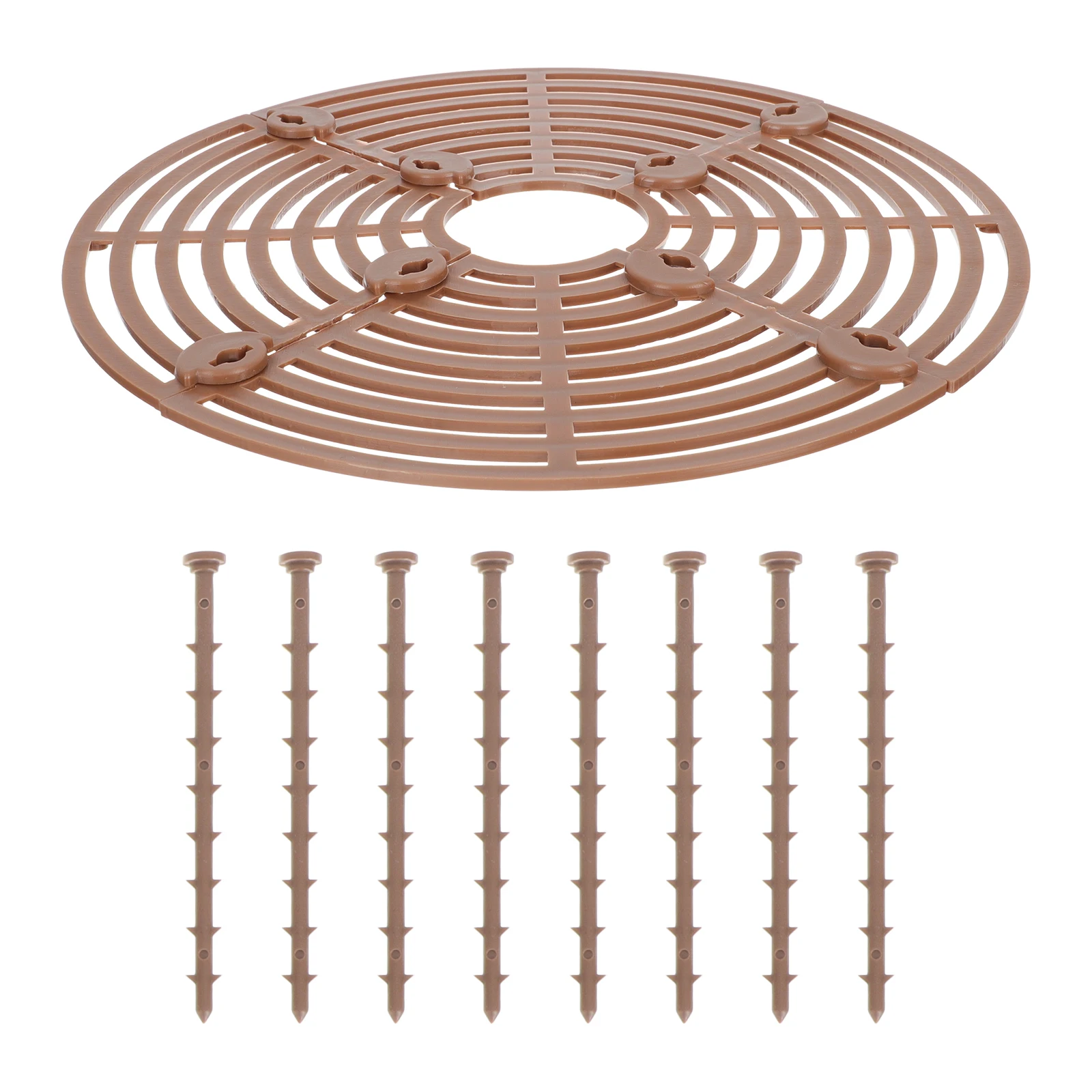 Grade de vaso de plantas, durável, à prova d'água, vaso de flores, cobertura de solo, rolha protetora de solo para gatos e cães