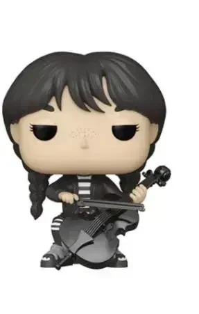 أضف Funko Pop WEDNESDAY مع CELLO 1310 #   مجموعة شخصيات الفينيل نموذج ألعاب مجموعة كرنفال للأطفال هدية