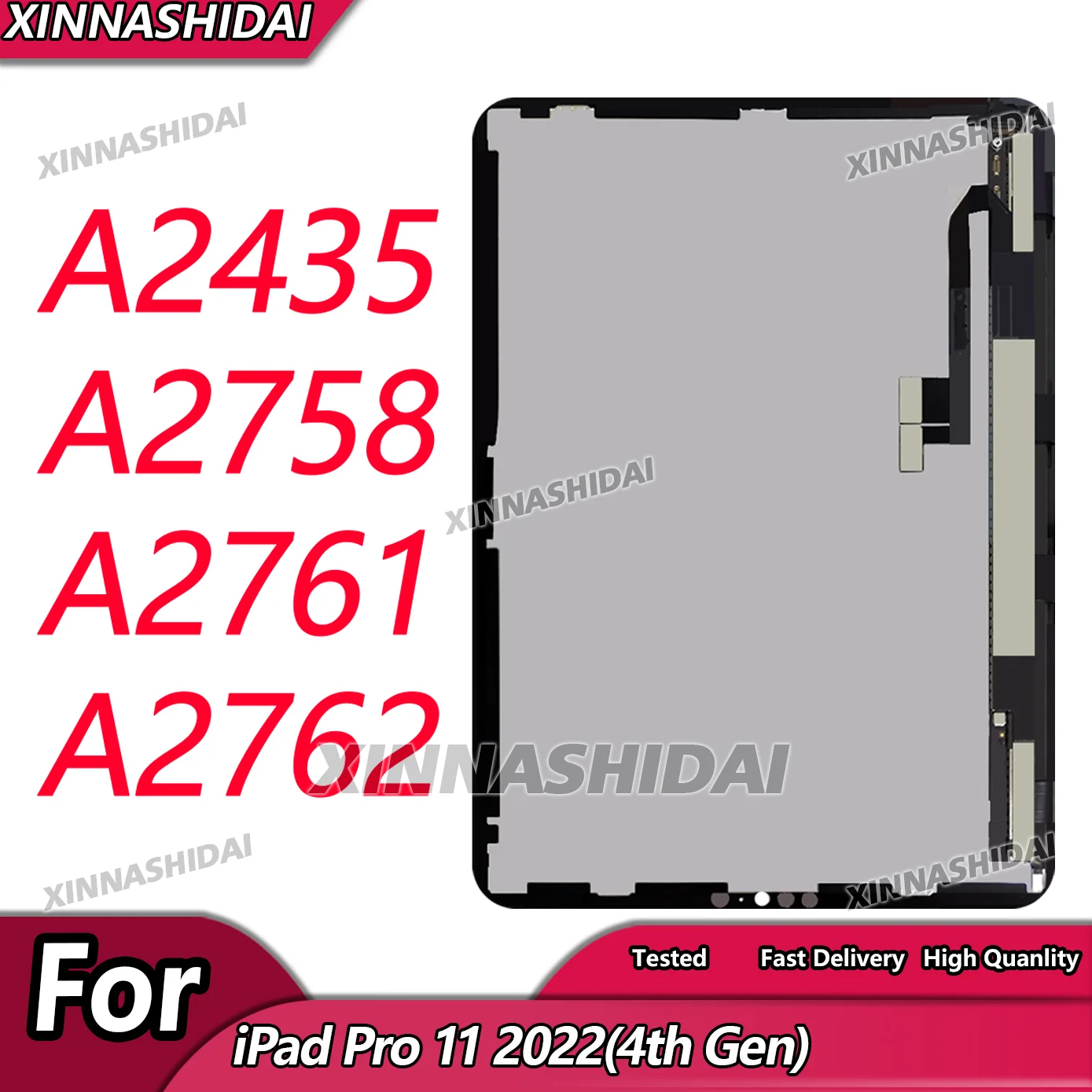 

Дисплей AAA + для iPad Pro, 11 дюймов, 4-го поколения, 2022 A2435 A2758 A2761 A2762, сменный ЖК-дисплей планшета в сборе с дигитайзером
