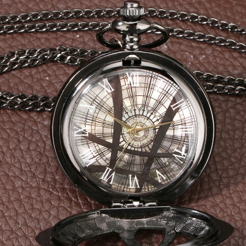 

Vintage Pocket Chain Retro Quartz Hanging nament Hanging Watch Decor Dainty Silver Decorative Timepiece Watches