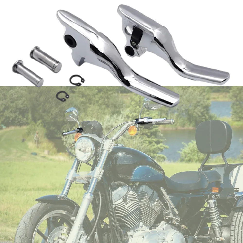 

For Harley-Davidson Touring and Trike 2008-2013 FLHR and FLHRC 2014-2024 2pcs Shorty Brake Clutch Hand Levers Left and Right