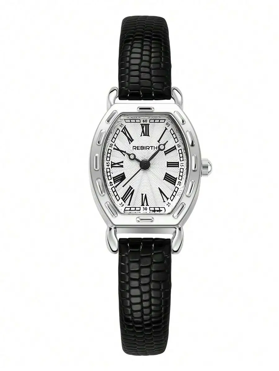 1pc Women's Roman Numeral Minimalist Fashion Vintage Watch, Suitable For Daily Decoration