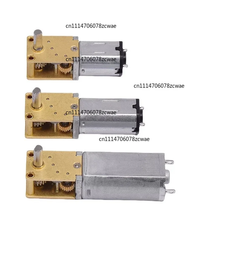 For Smart Car Robot DIY Parts N20 N30 050 DC Worm Gear Reducer Motor 3V 6V 9V 12V