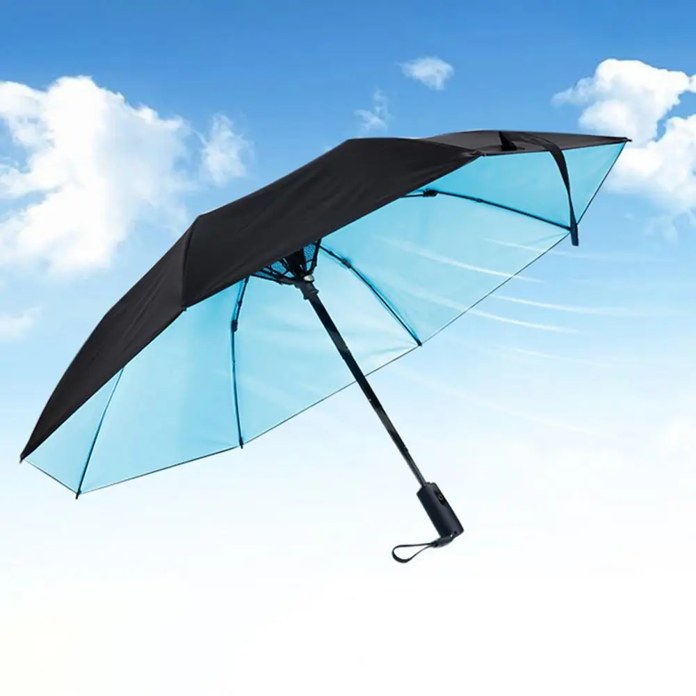 Portable Fan Umbrella Portable Uv Blocking Fan Umbrella Rechargeable Umbrella for Fishing Golfing Travel Lightweight Portable