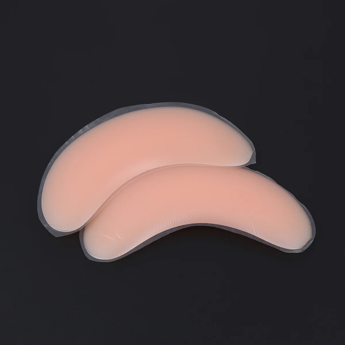 2pcs Silicone Bra Pads Invisible Thickened Padding for Women Ladies Skin Color Cup Shaped Insert Covers Push Up