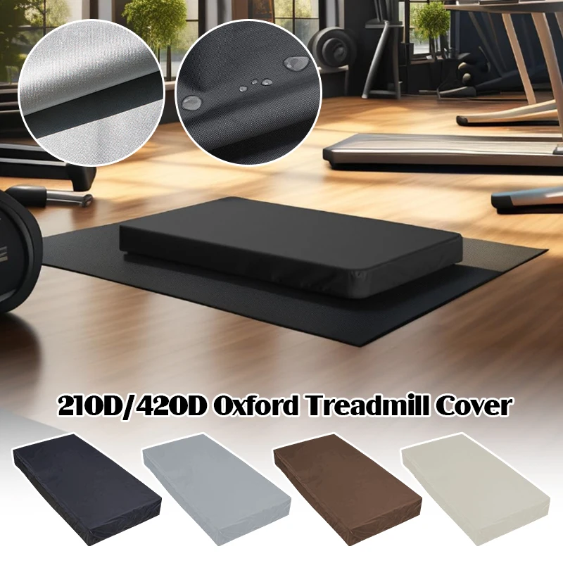 210D/420D Oxford Cloth Treadmill Cover Home Office Folding Treadmill Cover Dustproof Waterproof Running Jogging Machine Cover