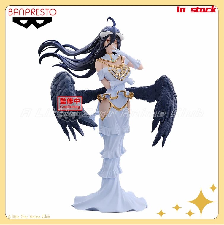 

In Stock Original BANDAI BANPRESTO OVERLORD Albedo Collection Dolls Animation Figures Models Collection Toys