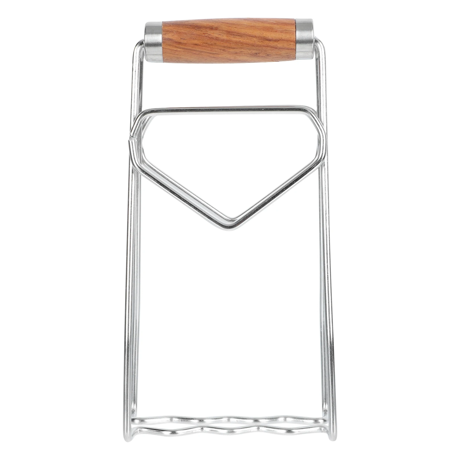 

Thickened Kitchen Accessory Anti scalding Plate Clamp Hotpot Bowl 304 Stainless Steel Wood Practical Home Restaurant