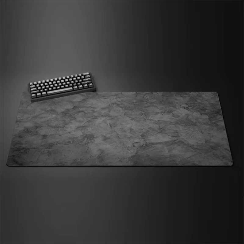 

Gray mouse pad Large/Small overlocked mousepad xxl desktop keyboard table pad gray series game desk mat computer accessories