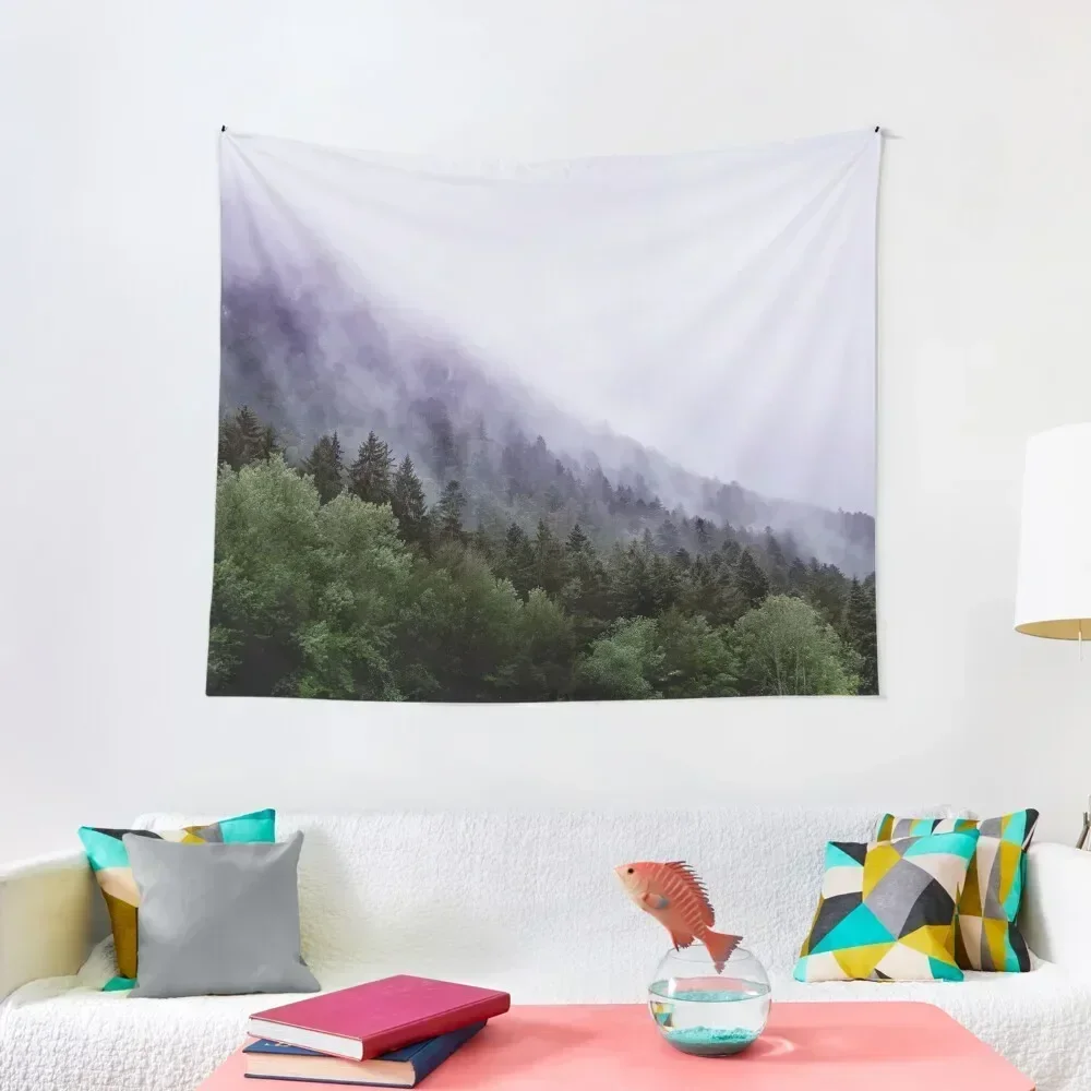 

Foggy Forest Green Tapestry Home Decor Accessories Decoration For Bedroom Decor For Bedroom Hanging Wall Tapestry