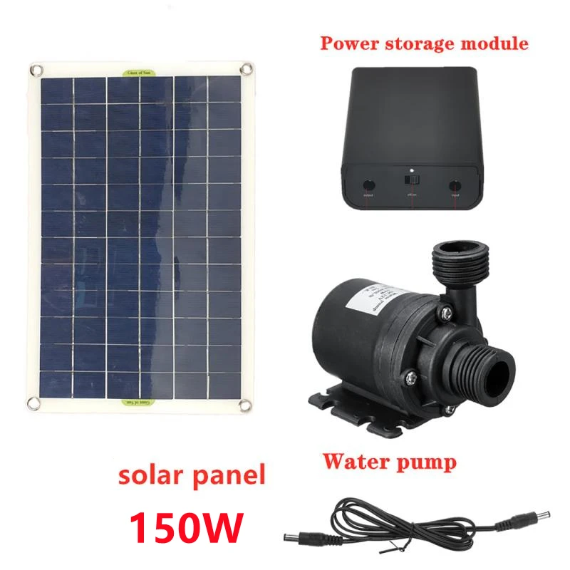 

Solar Panel Solar Cells Monocrystalline Silicon Solar Panel Fish Water Pool Pump Continuous Working Low Noise DC Brushless Set