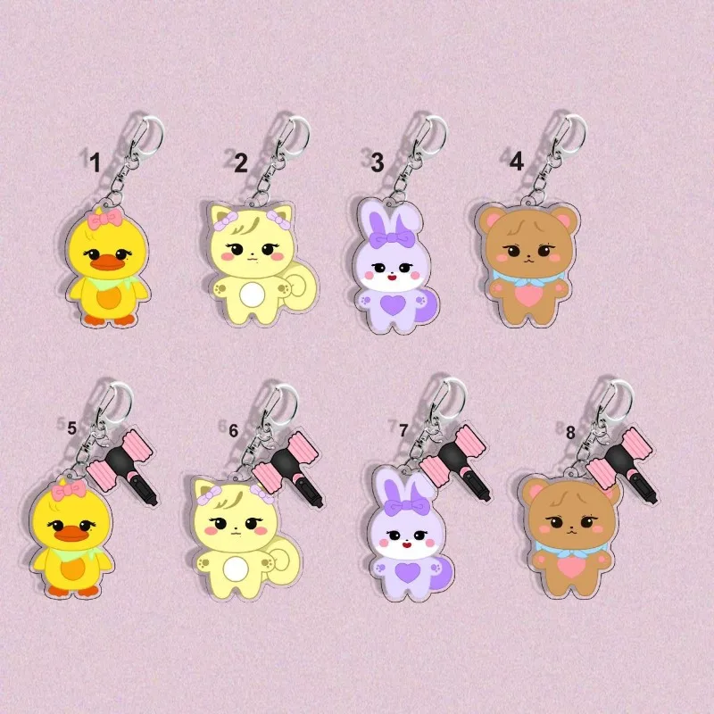 

BLACKPINKS Cute Fan‑themed Keychains and Charms Stylish Portable Daily Ideal for Student Daily Matching and Collection