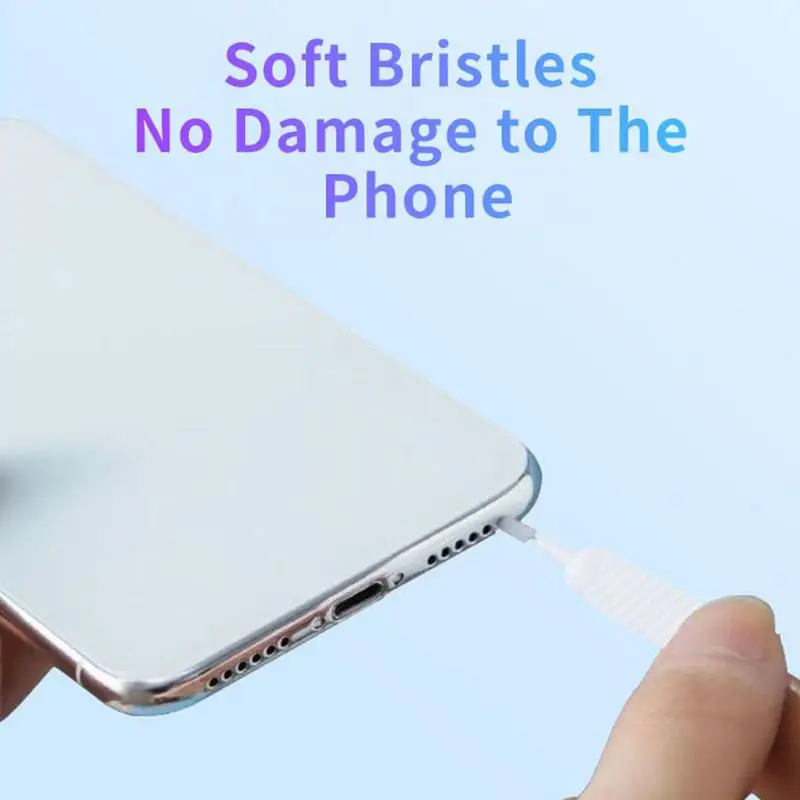 Picture 3: 13PCS Cell Phone Charging Port Dust Plug with Cleaning Brush for Phone Computer Earbud Charger Adapter Type C Cleaner Set