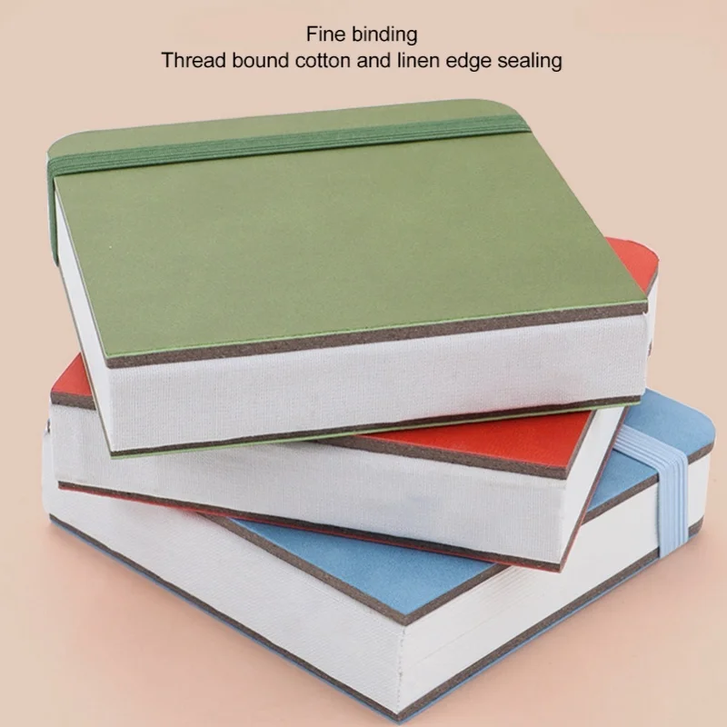 30 Sheet Watercolor Sketchbook Fine Grain Portable Pocket Watercolor Painting Paper 10 X 10cm Green