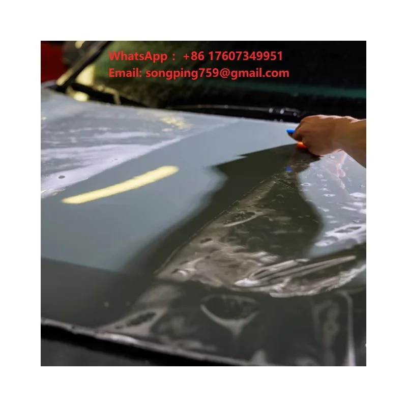 Glossy Transparent Self Adhesive Anti Scratch Self Healing UV/Infrared Proof 7.5mil 10 Years Warranty TPU PPF Car Body