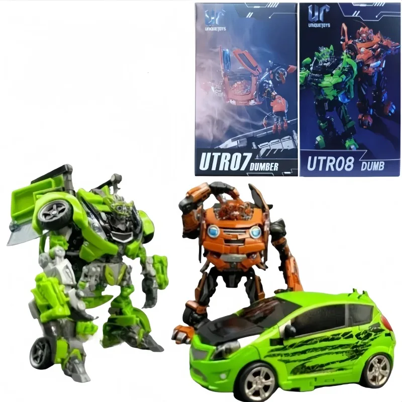 Transformers UT Series Twin Brothers R07 R08 Mudflap Skids Collect Figure Anime Robot Anime Action Models Car Toy Gifts