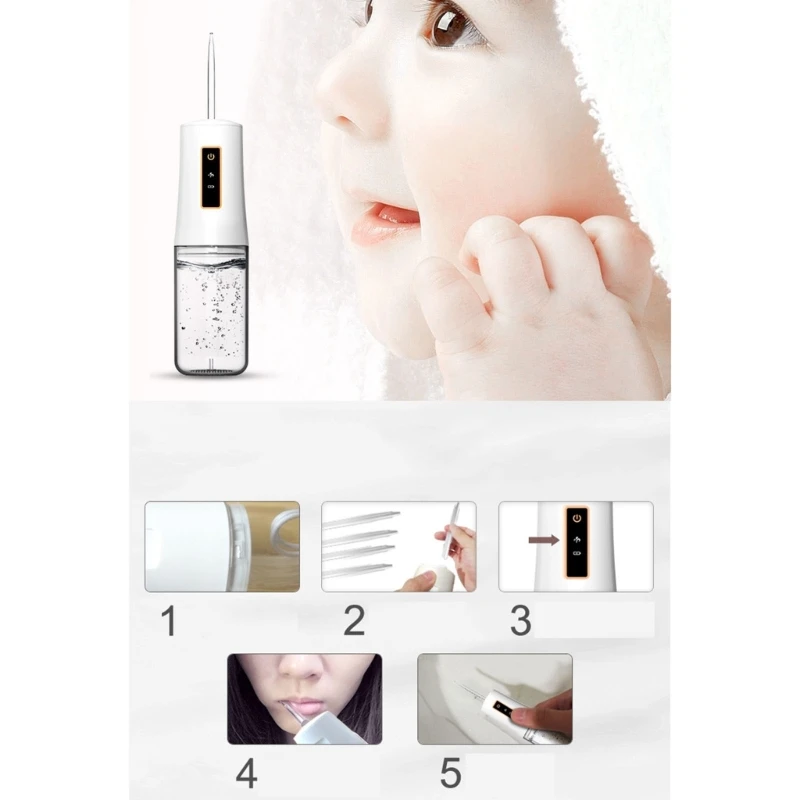 Hydropulseur nettoyant dentaire, irrigateur buccal pour une élimination efficace des plaques du tartre, livraison directe