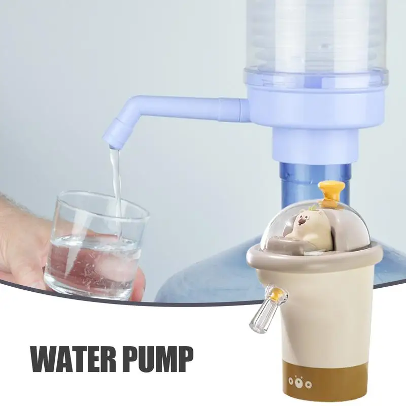 

Автоматический диспенсер для воды с мультяшными животными, электрический диспенсер для зарядки через USB, многофункциональный инструмент для питьевой воды с 800 мАч