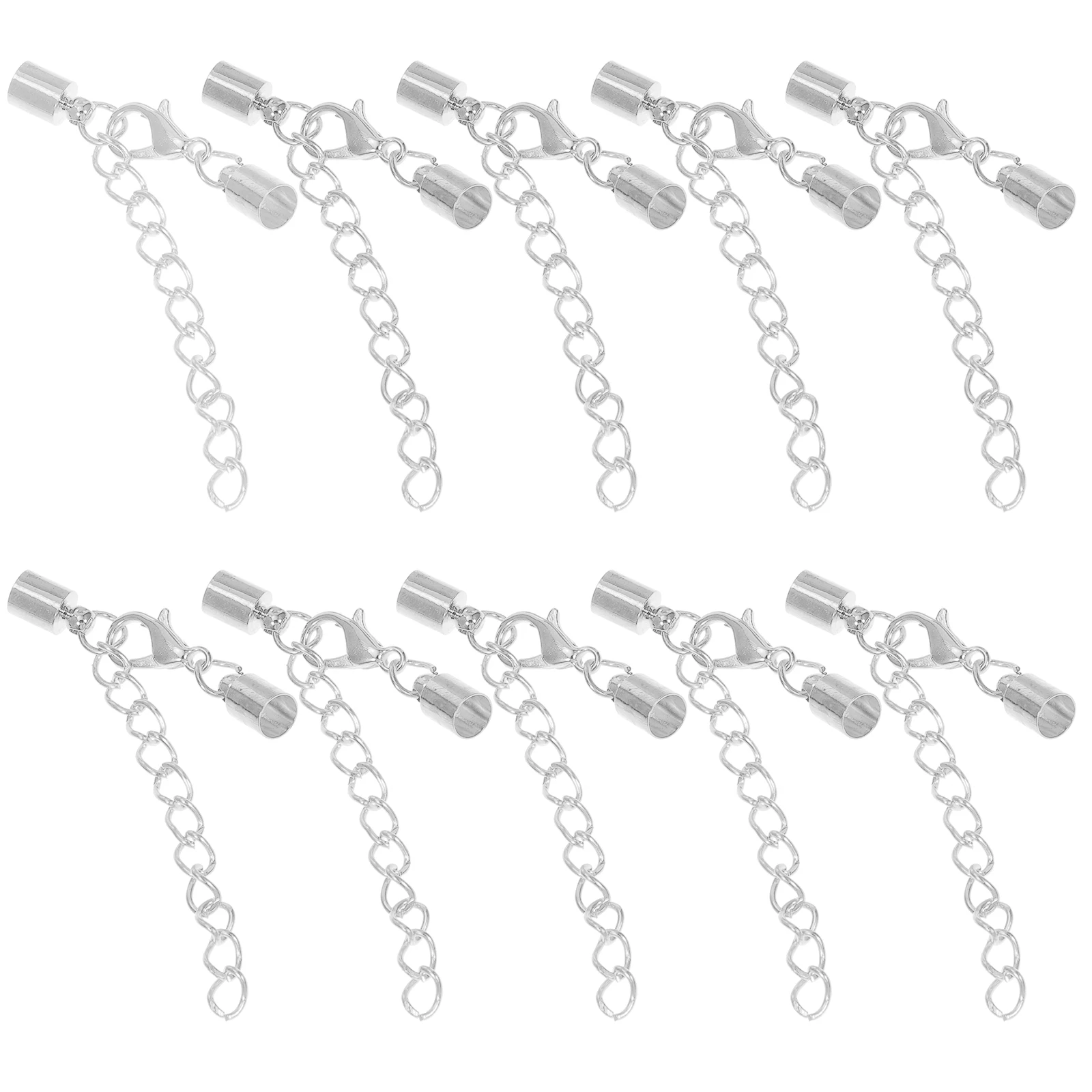 

20 Pcs Lobster Clasp DIY Necklace Necklaces Shortener Clasps Small Metal Claw Key Chain