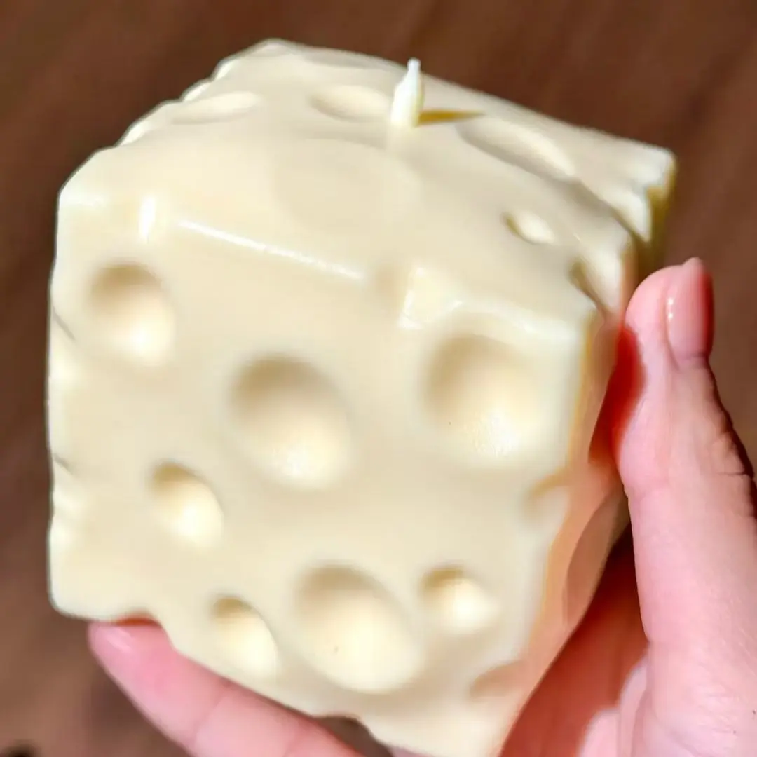 

Jumbo Cheese Cube Stress Ball Big Cheese Shapeable Squeeze Ball Non-Bounce Fidget Toy Asmr Sensory Anti-Stress Christmas Gifts