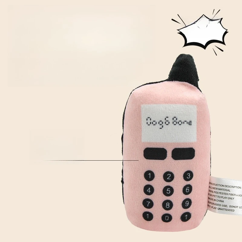 Blue Mobile Phone Dog Sound Toy Training Interactive Toy Bite Bite Bite Toy Cat Funny Toy