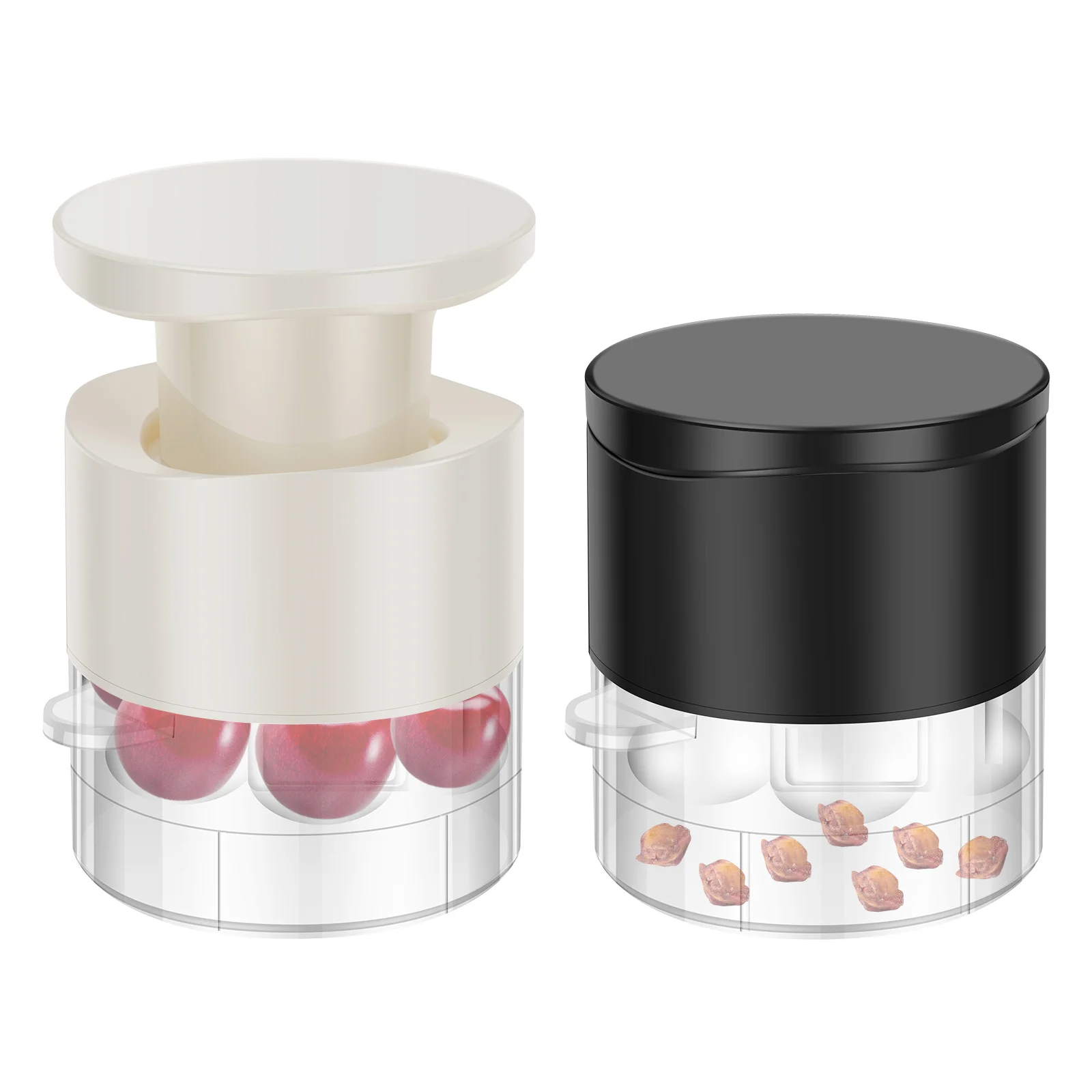 

2 шт., кухонный инструмент для удаления ямы с вишневыми фруктами, инструмент для удаления ямы с 7 отверстиями, многофункциональный портативный инструмент для удаления оливок для дома