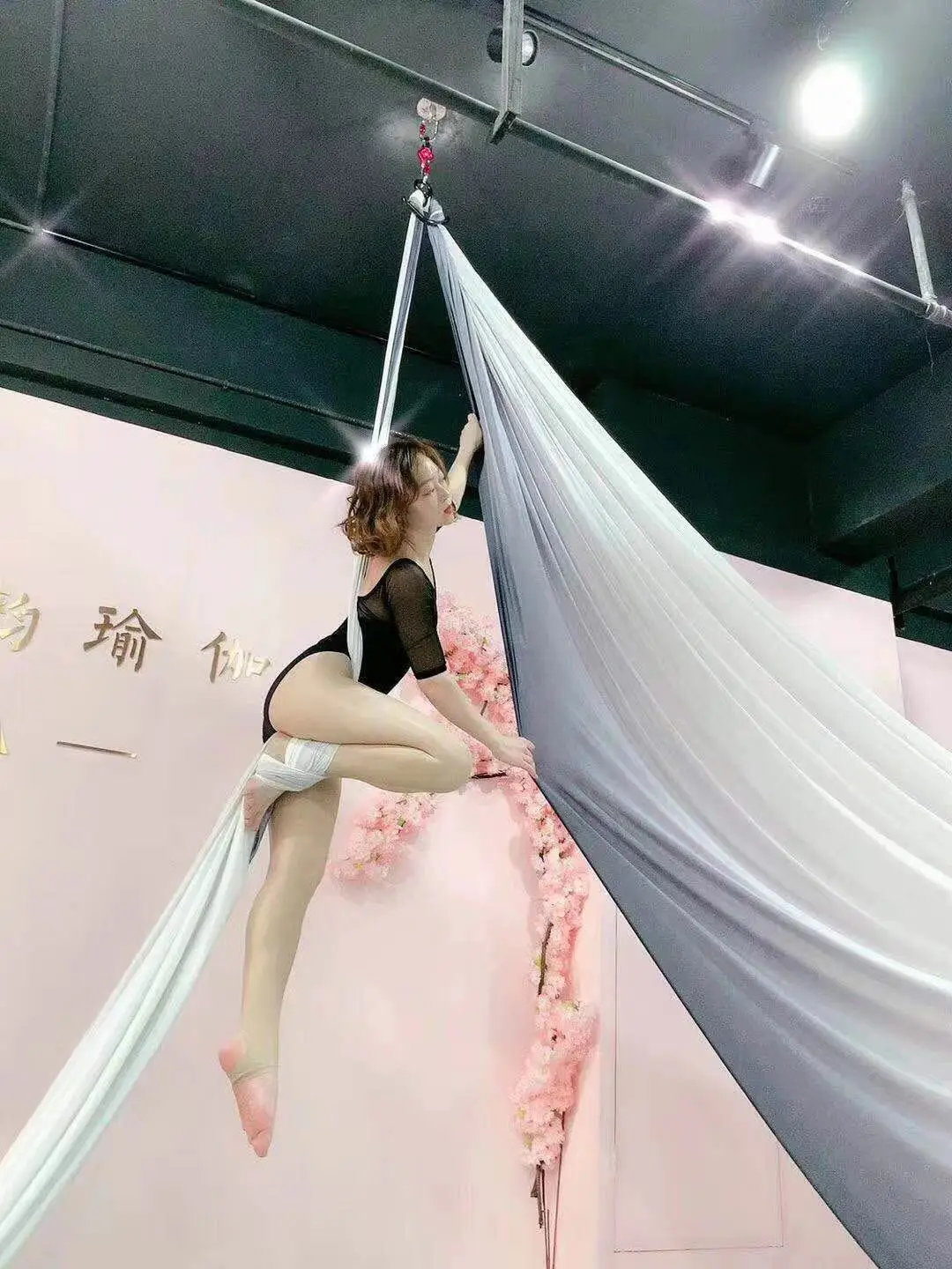7 Meters Aerial Silks Colorful Fabrics Aerial Yoga Hammock Aerial Swing Anti Gravity Fitness Yoga Strap For Gym Home Outdoor