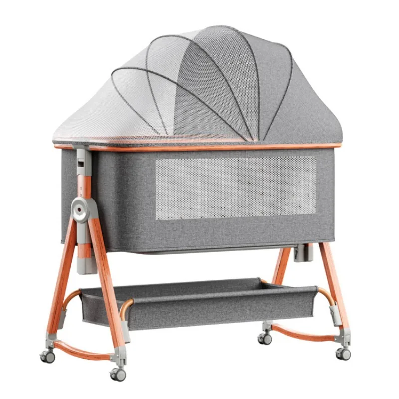 Newborn splicing crib removable portable bb bed multifunctional crib crib