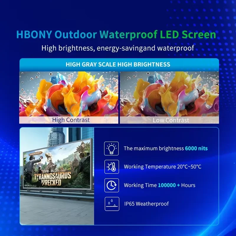 High Quality 3-Sided Vehicle Advertising Vans Mobile Led Display Large Screen Mounted Outdoor Movie Truck 7000cd/sqm