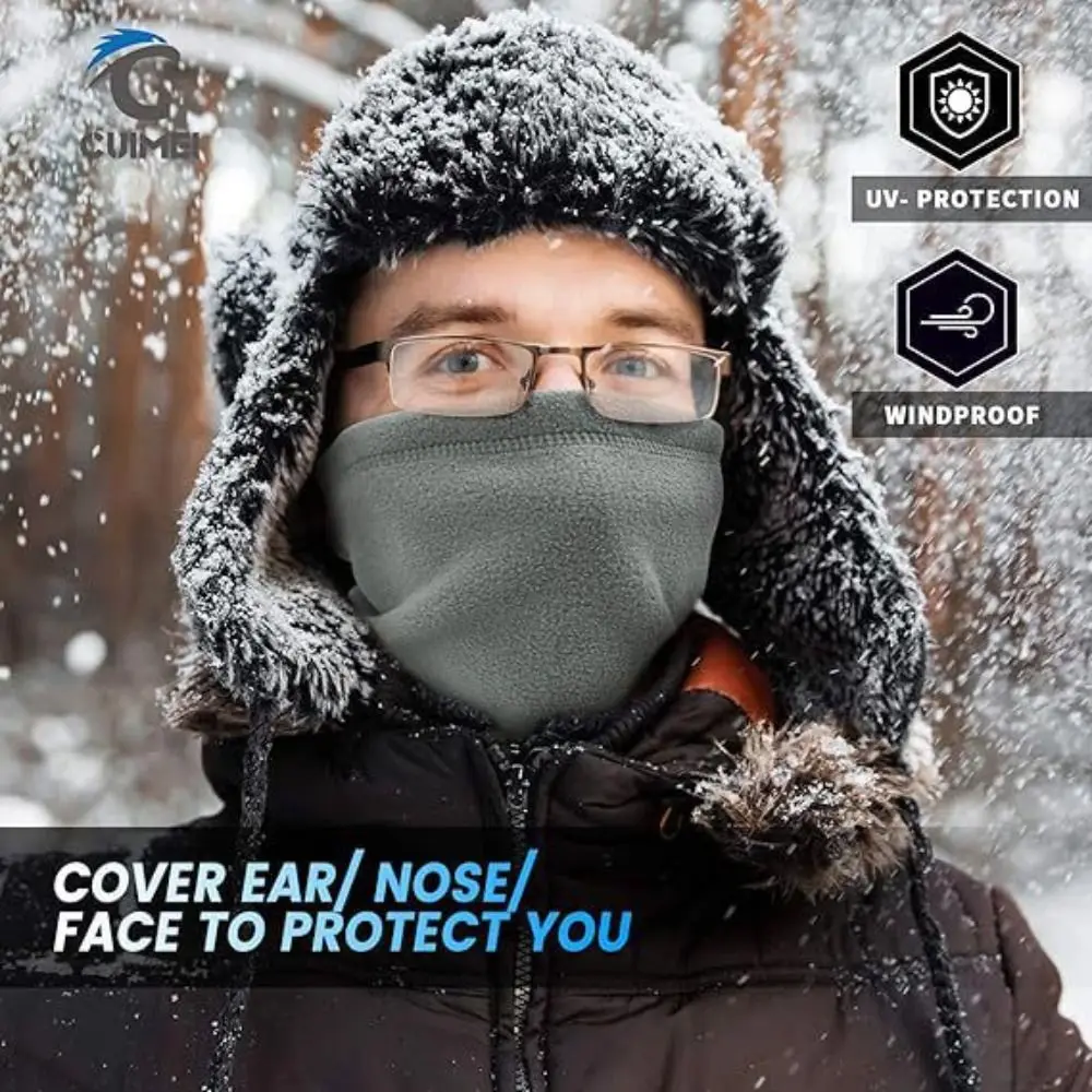 Modischer Plüsch-Halswärmer, verdicktes Futter, hält warm, Halstücher, winddichte Pullover-Kappe