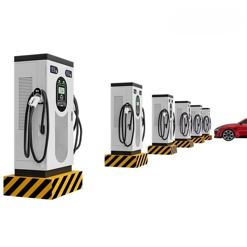 YG 120KW Dual  DC Fast EV Charging Station Floor-Mounted GB/T CCS Type2 Air-Cooled IP54 Outdoor Commercial Parking EV Charger