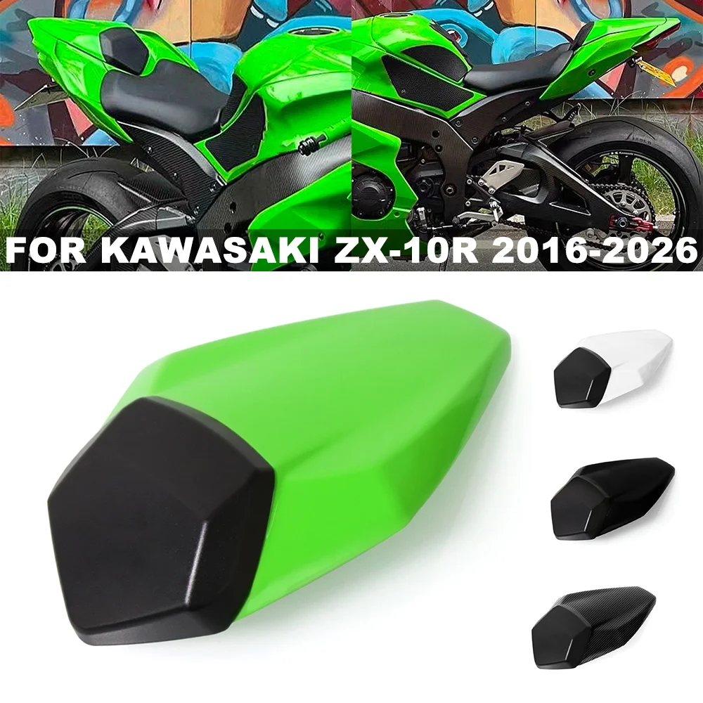 

Motorcycle Pillion Passenger Rear Seat Cowl Solo Seat Cover Fairing Accessories For Kawasaki Ninja ZX10R ZX 10R ZX-10R 2016-2026