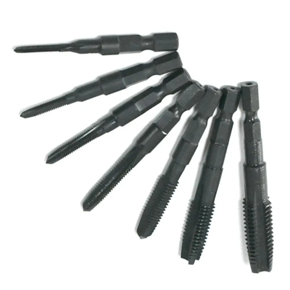 Portable HSS Hex Shank Tap Drill Bit Drill Bit Tool Multi-function Hole Opener Durable High Quality Screw Thread Bit