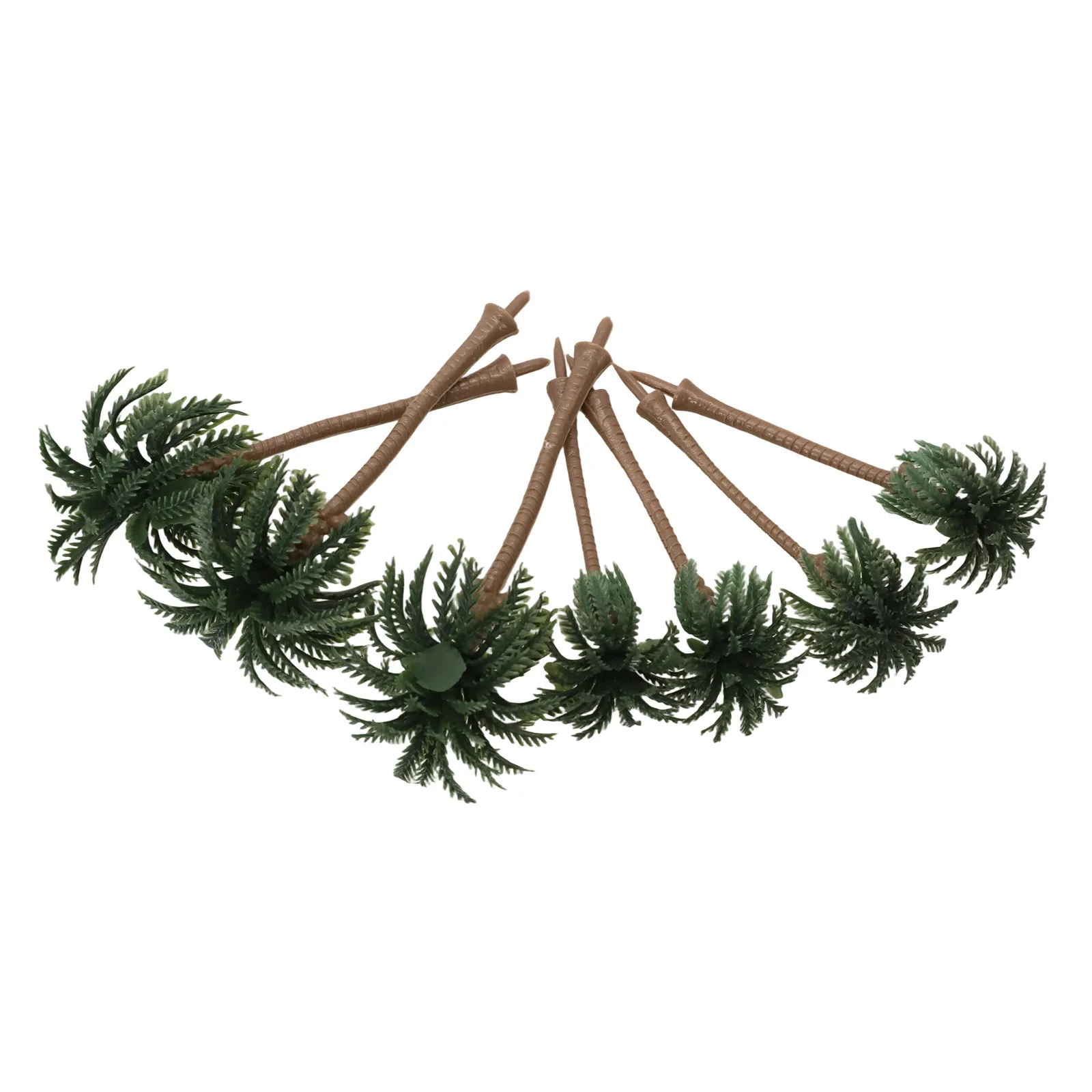 18 pçs mini palmeira modelo conjunto para decoração de bolo projetos de paisagem diy acessórios sandtable decoração modelo arquitetônico