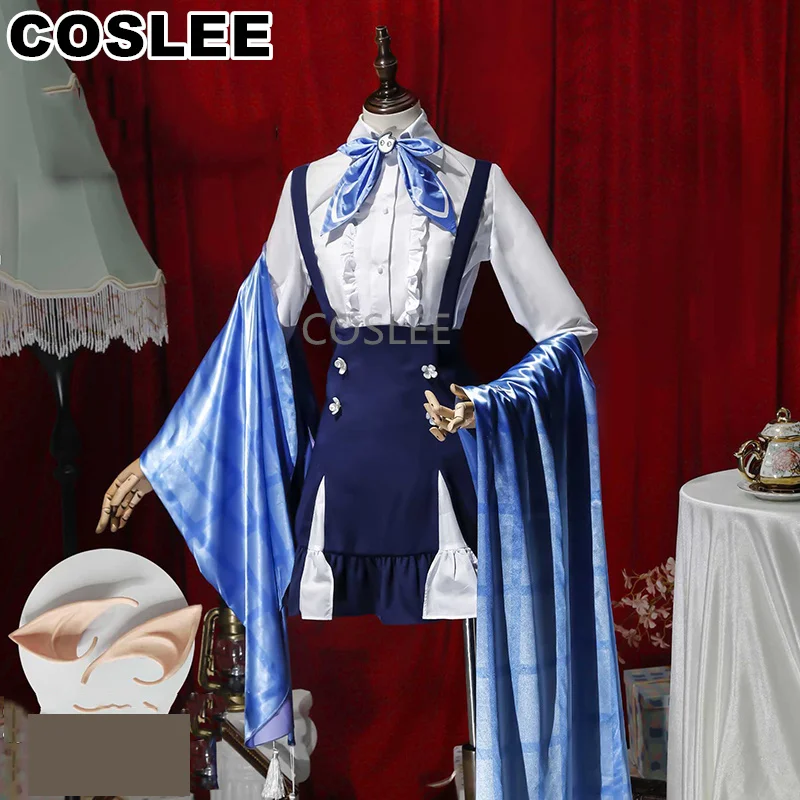 

COSLEE Honkai Impact 3rd Elysia Cosplay Costume Game Suit Lovely Uniform Dress Halloween Party Outfit Women Role Play XS-XXL New