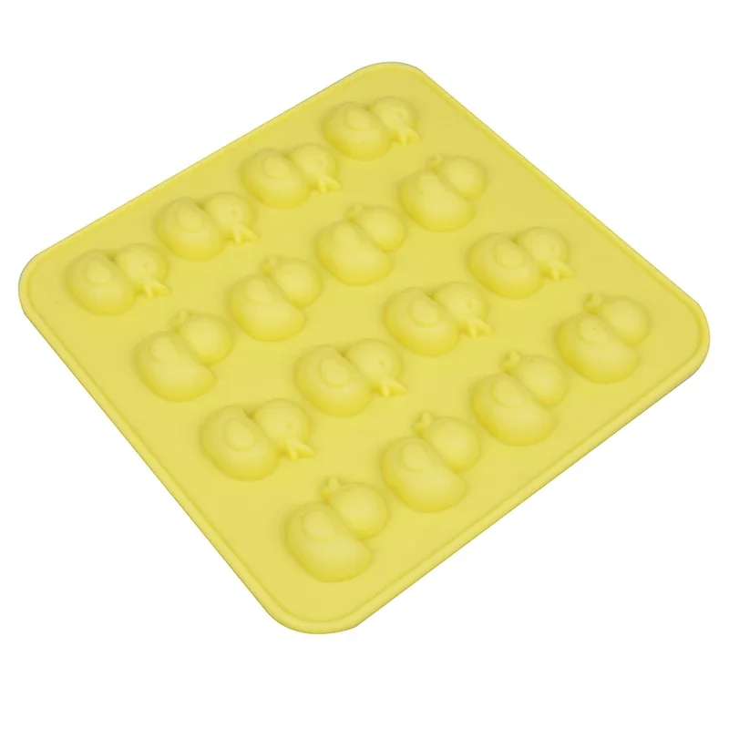 Moule en silicone en forme de canard mignon, ustensile de cuisine pour chocolat, glace, biscuit, bonbons, DIY