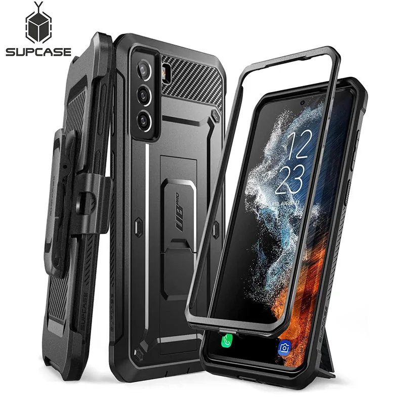 

SUPCASE For Samsung Galaxy S22 Case (2022 Release) 6.1 inch UB Pro Full-Body Holster Cover WITHOUT Built-in Screen Protector