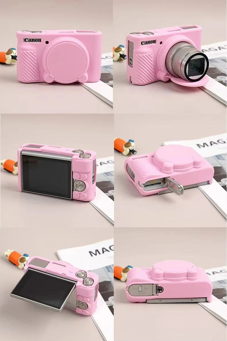 Silicone Armor Skin Camera Case for SX730 SX740 ForSX740HS Digital Camera Soft Protective Body Cover Protector