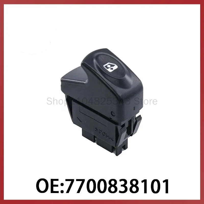 

7700838101 Подходит для Renault Clio Megane, переключатель стеклоподъемника, одинарный выключатель управления электростеклоподъемником
