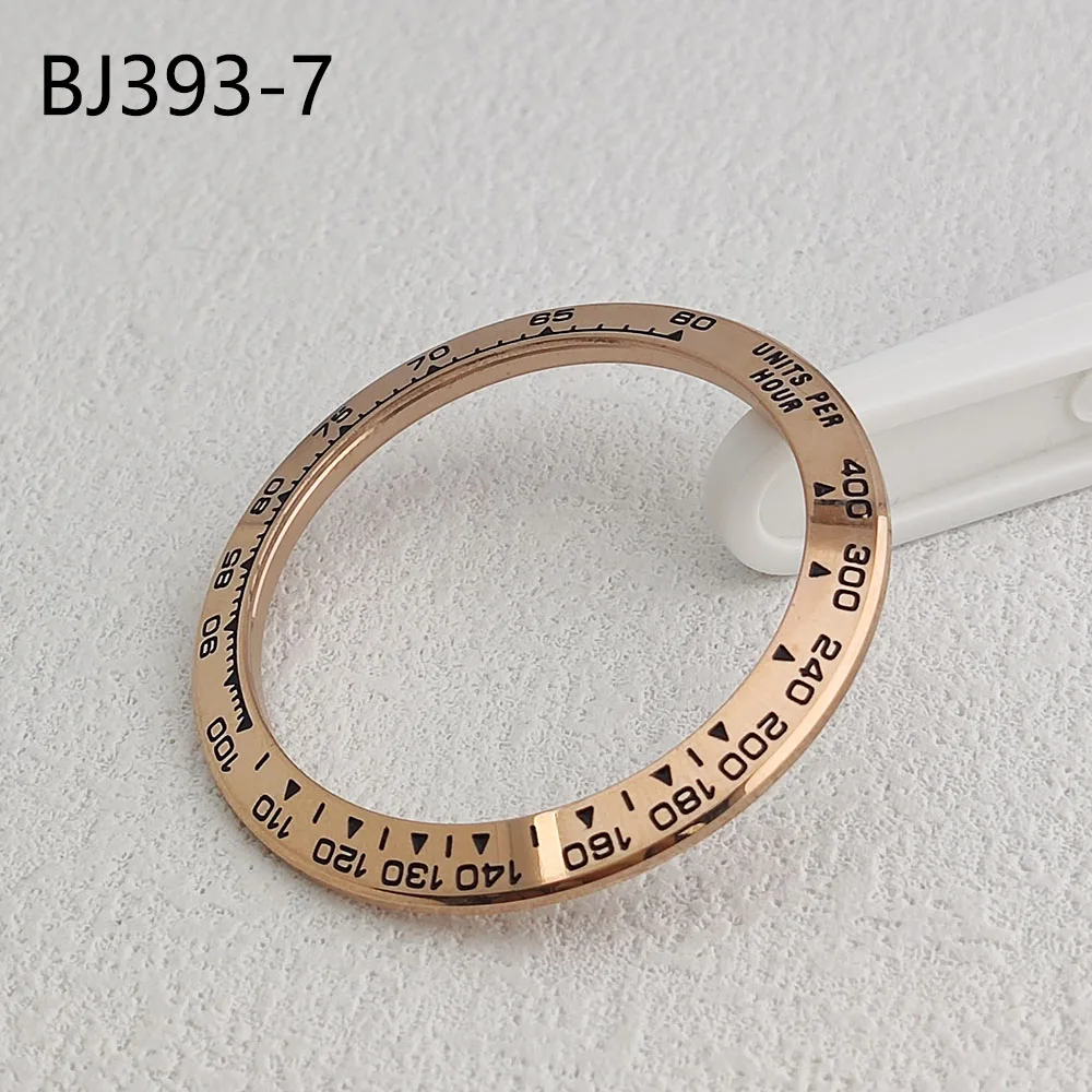 Replacement 39.3mm watch bezel insert Suitable for 39.3mm watch case gold silvery Ceramic bezel insert module watch accessories