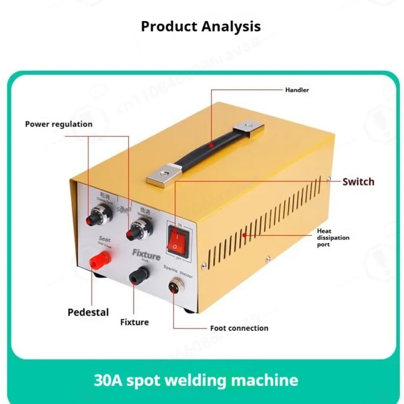 Gold jewelry spot welding machine, handheld laser pulse spot welding machine, desktop spot welding machine