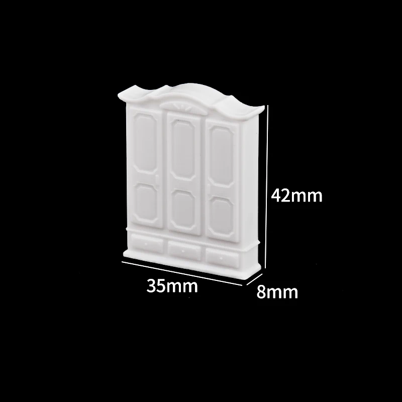 Scala 1:50 simulazione armadio in miniatura/mobile TV/modello toletta per kit Diorama Layout scena casa interna fai da te 5 pz/lotto