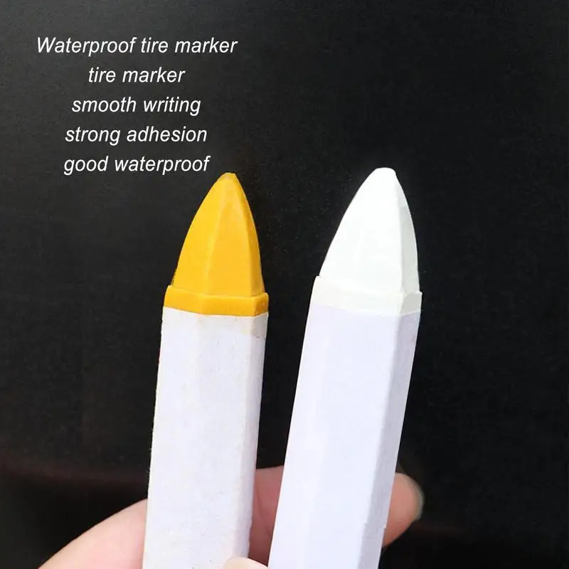 Paint Markers Crayon Paint Pens For Car Tire Solid Paint Marker For Tire Drawing Waterproof Vehicles Paint Markers For Metal