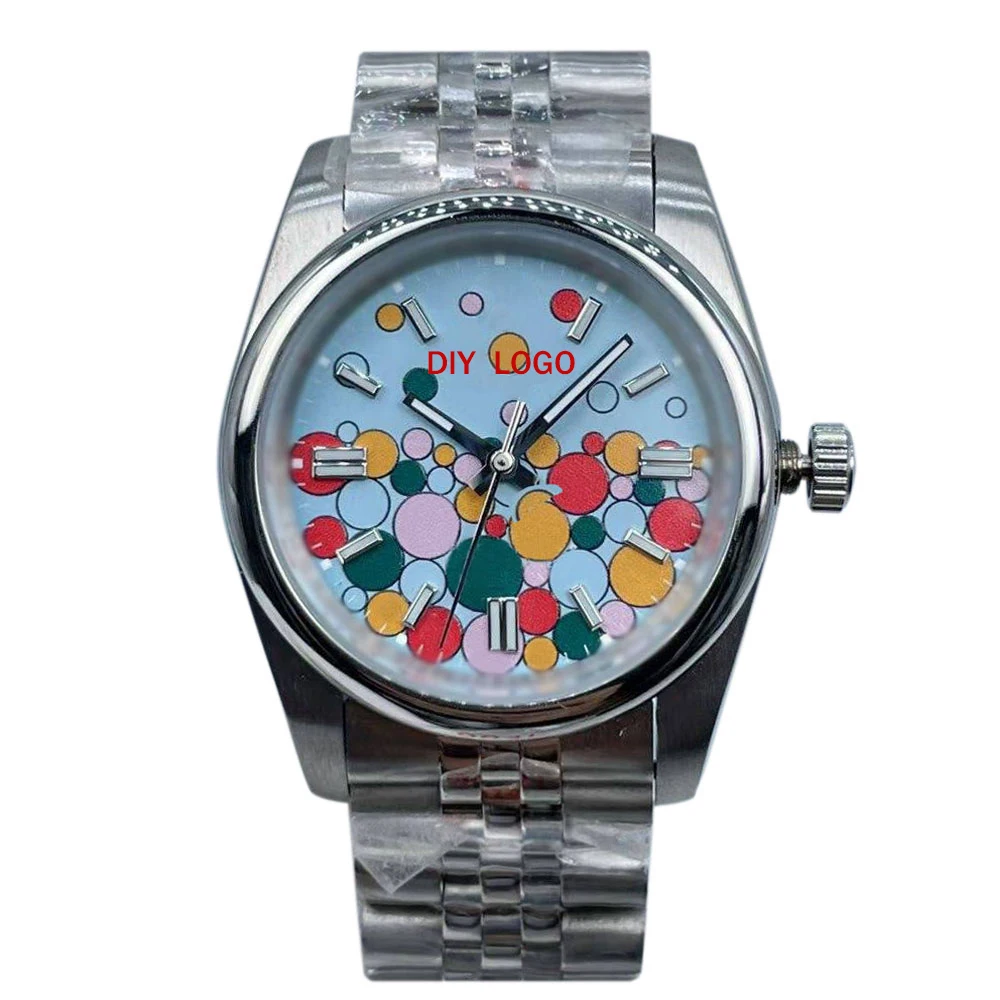 Customized Logo 36mm Fashionable Automatic Movement Women's Watch Women Gifts