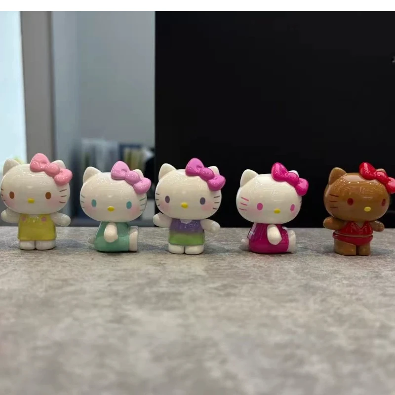 

New Product In Stock Bright Face 2nd Generation Kt Cat Blind Box Cute Doll Desktop Decoration Girl'S Birthday Surprise Gift